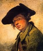 Jean Baptiste Greuze A Young Man in a Hat oil painting artist